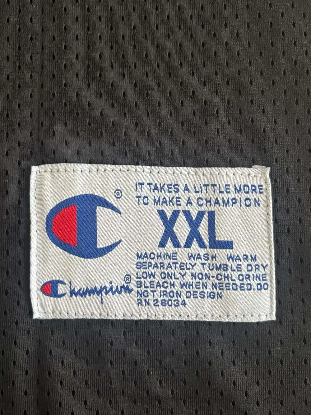 Vintage 90s Champion Space Jam Tune Squad Bugs Bunny #1 Black Jersey XXL